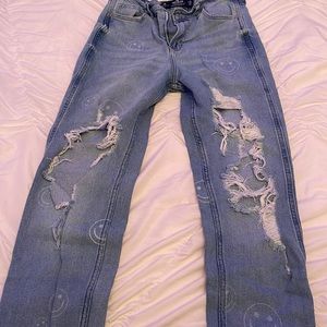 Hollister Cute Smiley Jeans